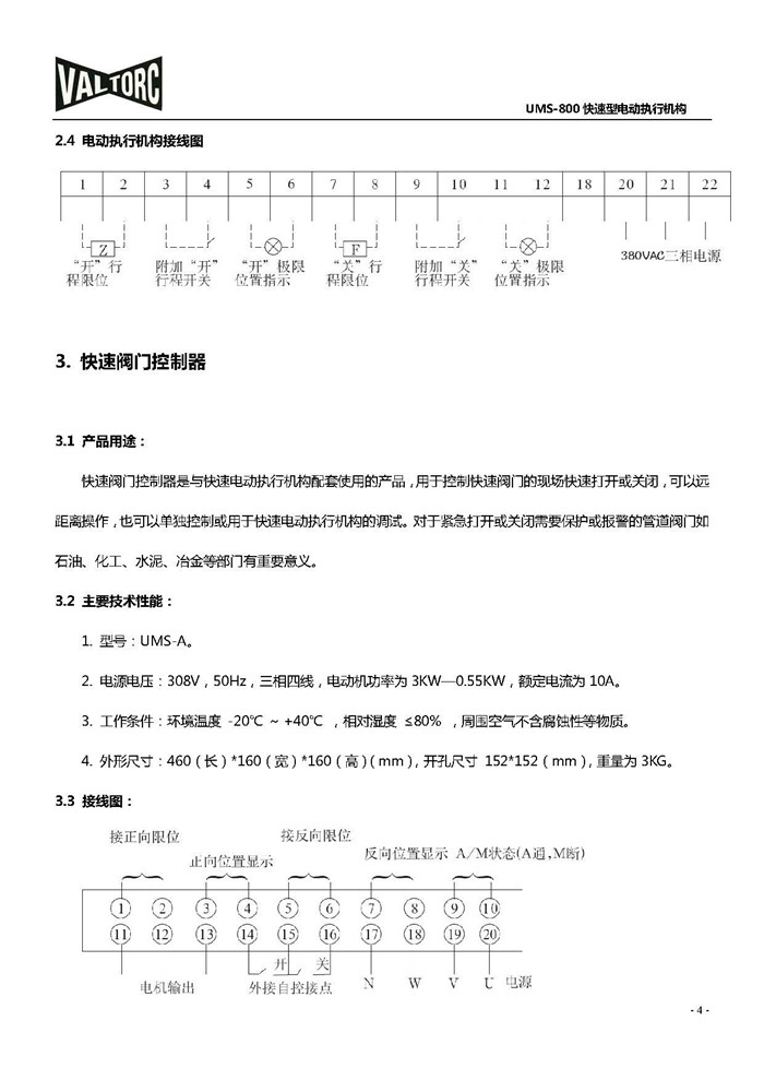 VALTORC快速型電動執(zhí)行器